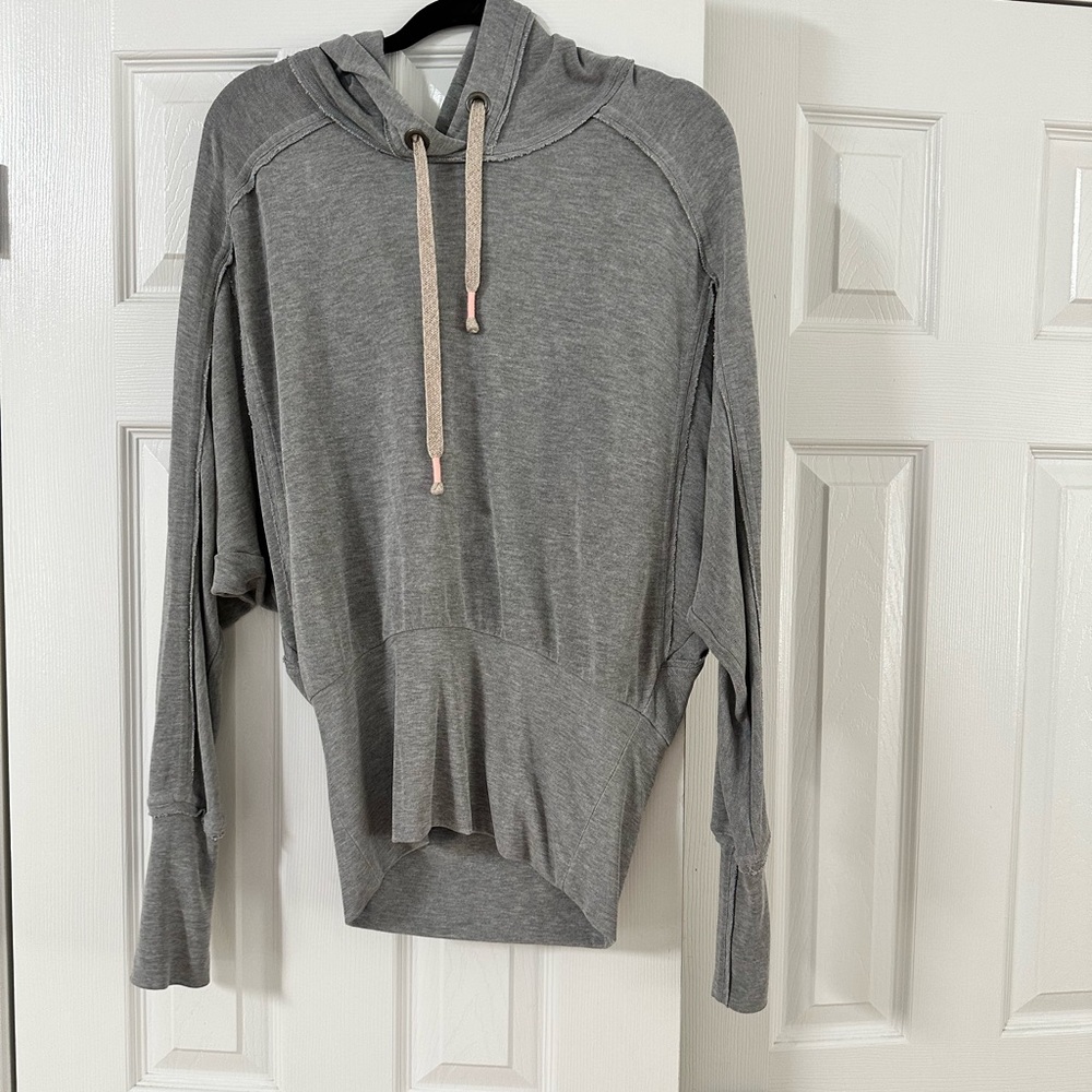Free People Movement Grey Hoodie. EUC. Size Small